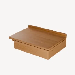Ablageboard Sidu mit LadeB 48 x T 34 x H 14 cm (Buche, rechts)