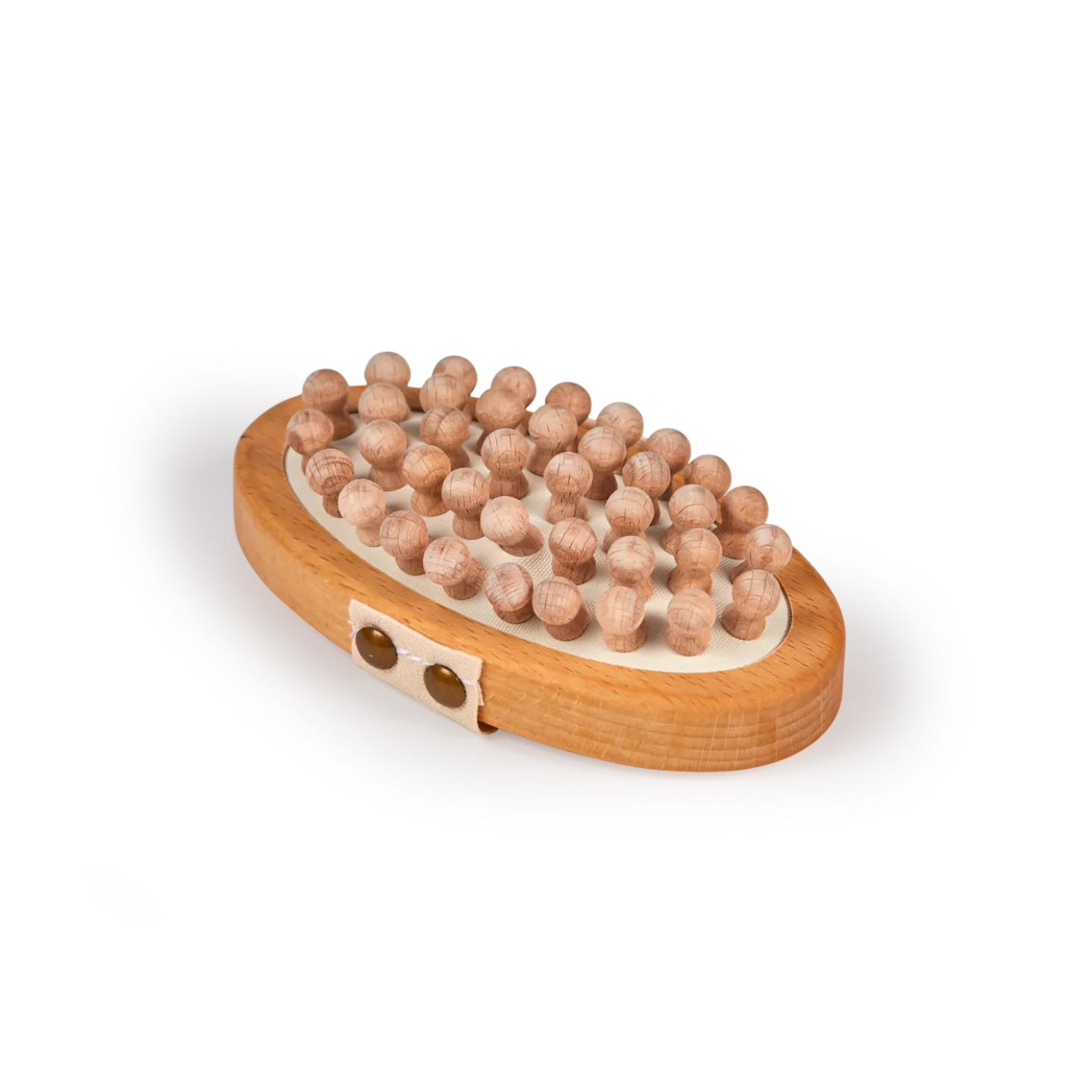 Anti-Cellulite Bürste ca. 13,5 x 7 cm, Buchenholz