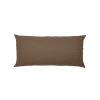 Armlehnenkissen-Überzug mit verdeckter Knopfleiste50 x 60 cm (Wollstoff Tano natur dunkel)