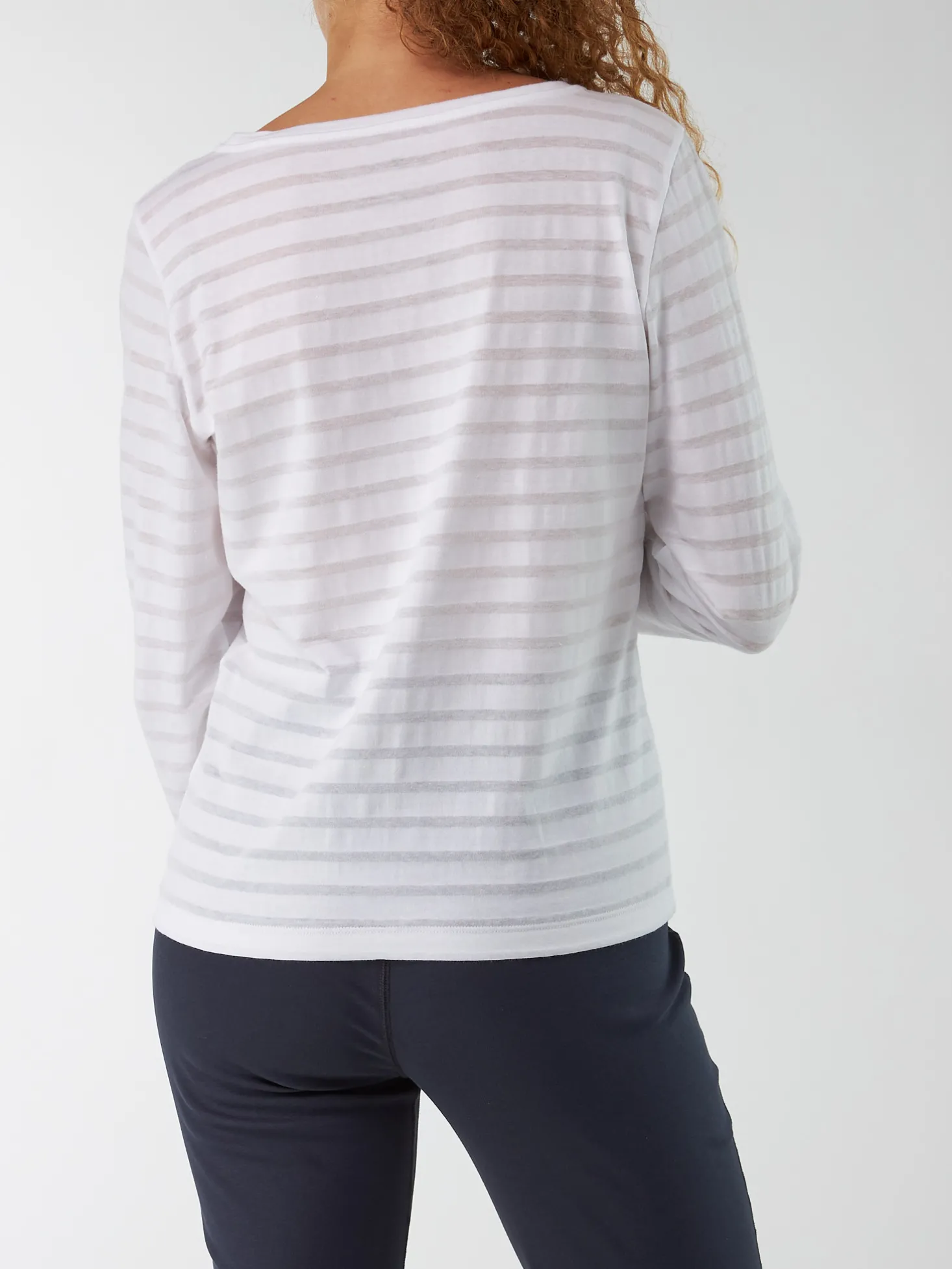 3/4 Arm Shirt aus Bio Baumwolle(weiß, S)