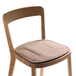 Asensio Stuhlauflageinkl. Gitterstoppmatte, 100% SSW - Filz Haselnuss