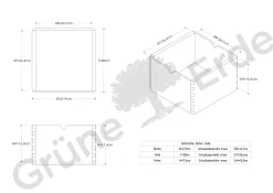 Aufbewahrungsbox Vaso(Buche, B28xT28xH17,6cm)