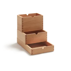 Aufbewahrungsbox Vaso(Buche, B28xT28xH11,2cm)