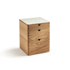Aufbewahrungsbox Vaso(Eiche, B28xT28xH6,4cm)