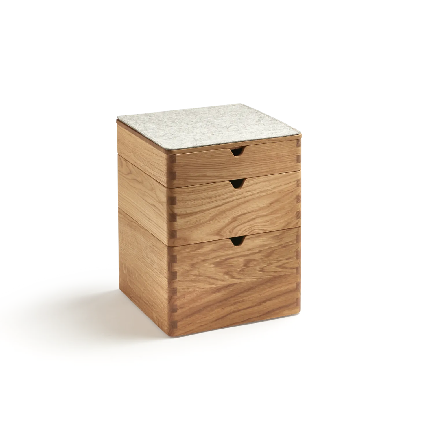 Aufbewahrungsbox Vaso(Eiche, B28xT28xH11,2cm)