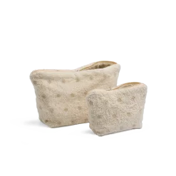 Aufbewahrungstasche Pünktchen100 % Baumwolle, GOTS (natur, mini)