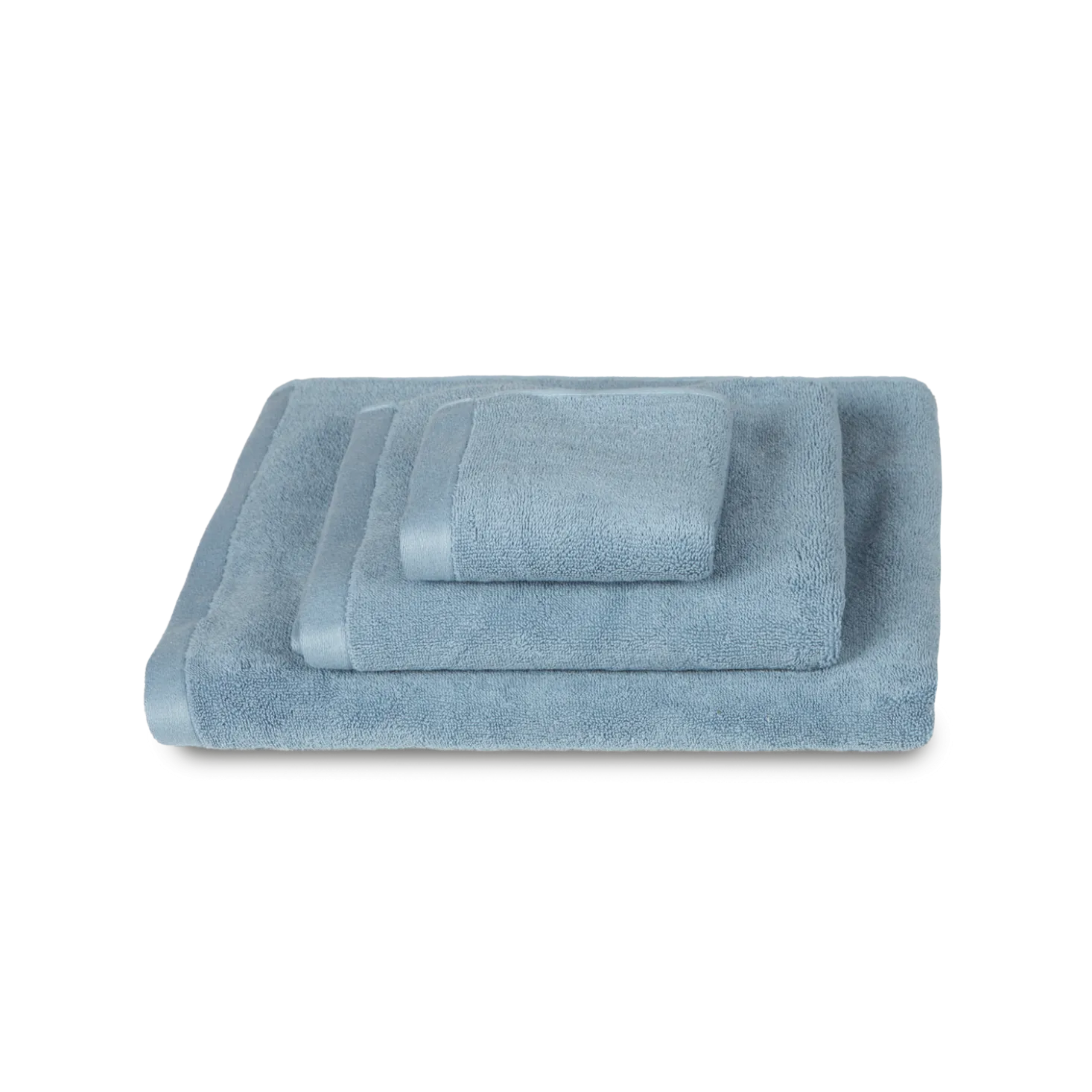 Badtextilien Milla100 % Baumwolle, GOTS (blau, Handtuch 50 x 100 cm)