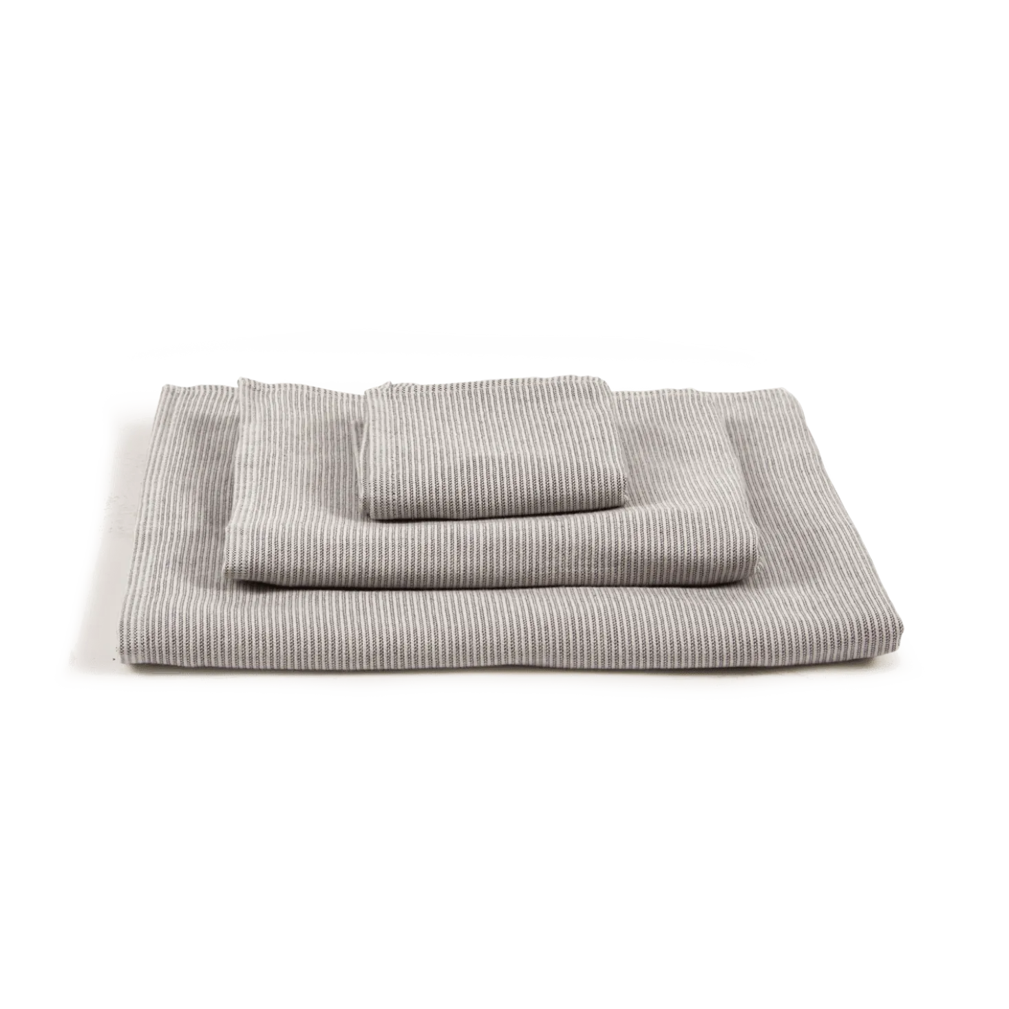 Badtextilien Nika, graphit gestreift100 % Baumwolle, GOTS (Handtuch 50 x 100 cm)