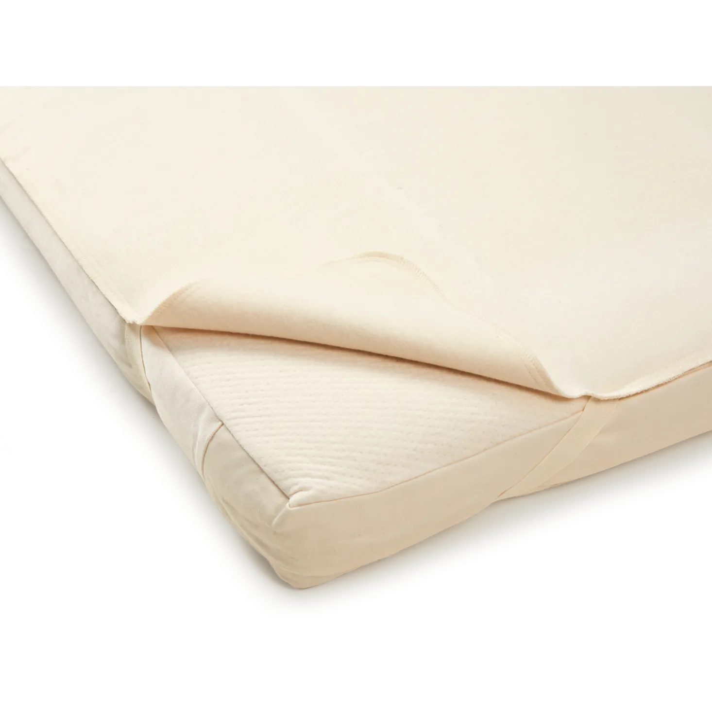 Baumwoll-Flanellauflage100 % Baumwolle, VEGAN (60 x 120 cm)