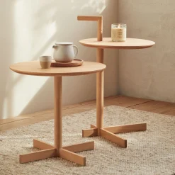 Beistelltisch Kosu Pur(Buche, ø 48 x H 47 cm)