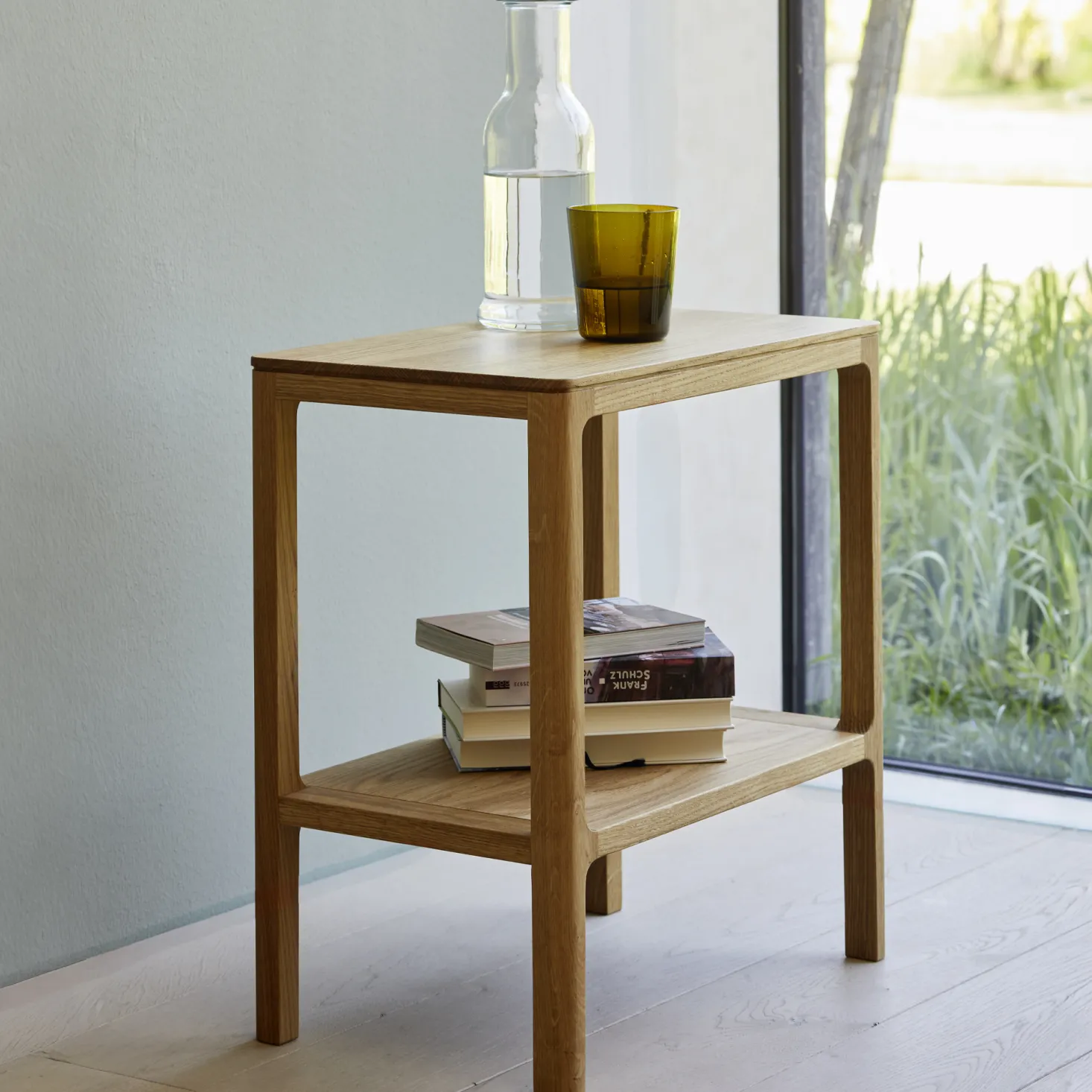Beistelltisch Tenso B45,2 x T 28,7 x H 50 cm (Kernbuche)