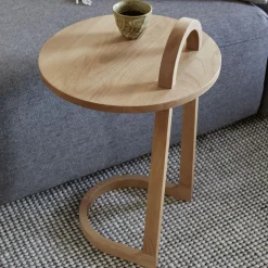 Beistelltisch VassoloDurchmesser 42 cm (Eiche)