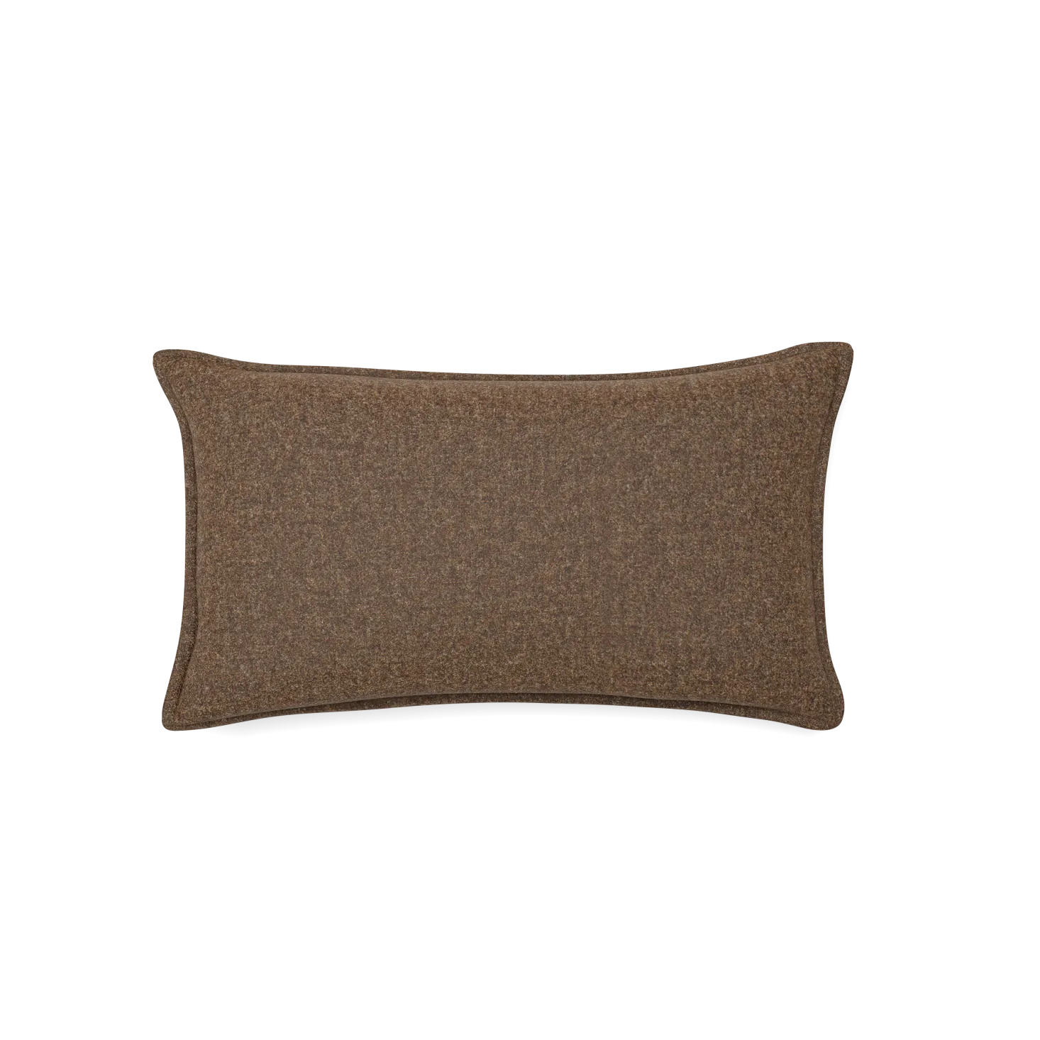 Überzug für Kissen DOPPIO 30x50 cm(Wollstoff Tano natur dunkel)