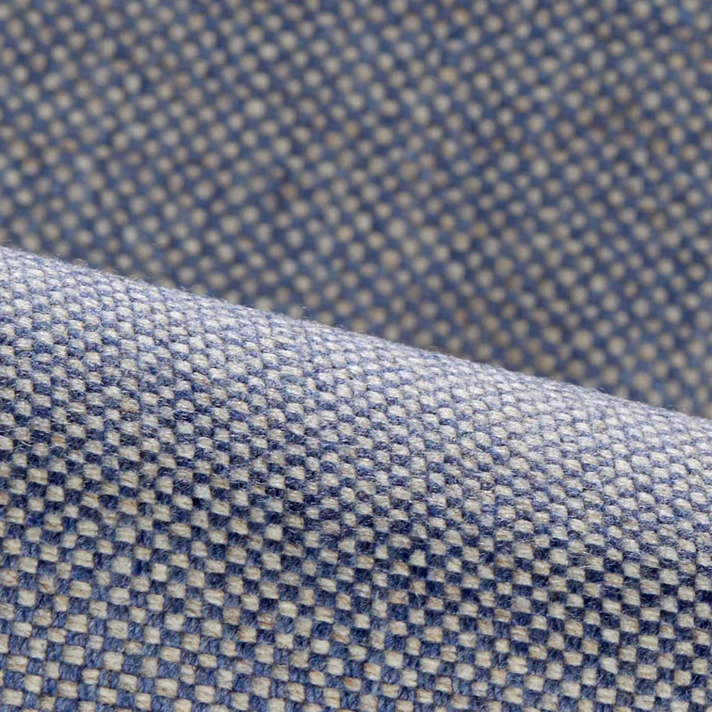 Bett Almara(Wollstoff Elverum Fjord, Buche, 200 x 200 cm)