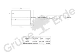 Bett Almeno(Buche, 160 x 200 cm)