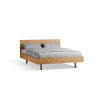 Bett Tesoro mit Holzbetthaupt(Buche, 160 x 200 cm)