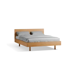 Bett Tesoro mit Holzbetthaupt(Buche, 160 x 200 cm)