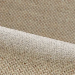 Bett Tonda mit Polsterbetthaupt(Wollstoff Elverum Sesam, Eiche, 160 x 200 cm, mit niedrigem Polsterbetthaupt)