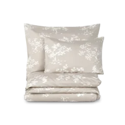 Bettwäscheset Aglaia aus Baumwolle, Satin, GOTSFarbe: sand