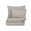 Bettwäscheset Camillo aus Baumwolle, Jacquard, GOTSFarbe: sand
