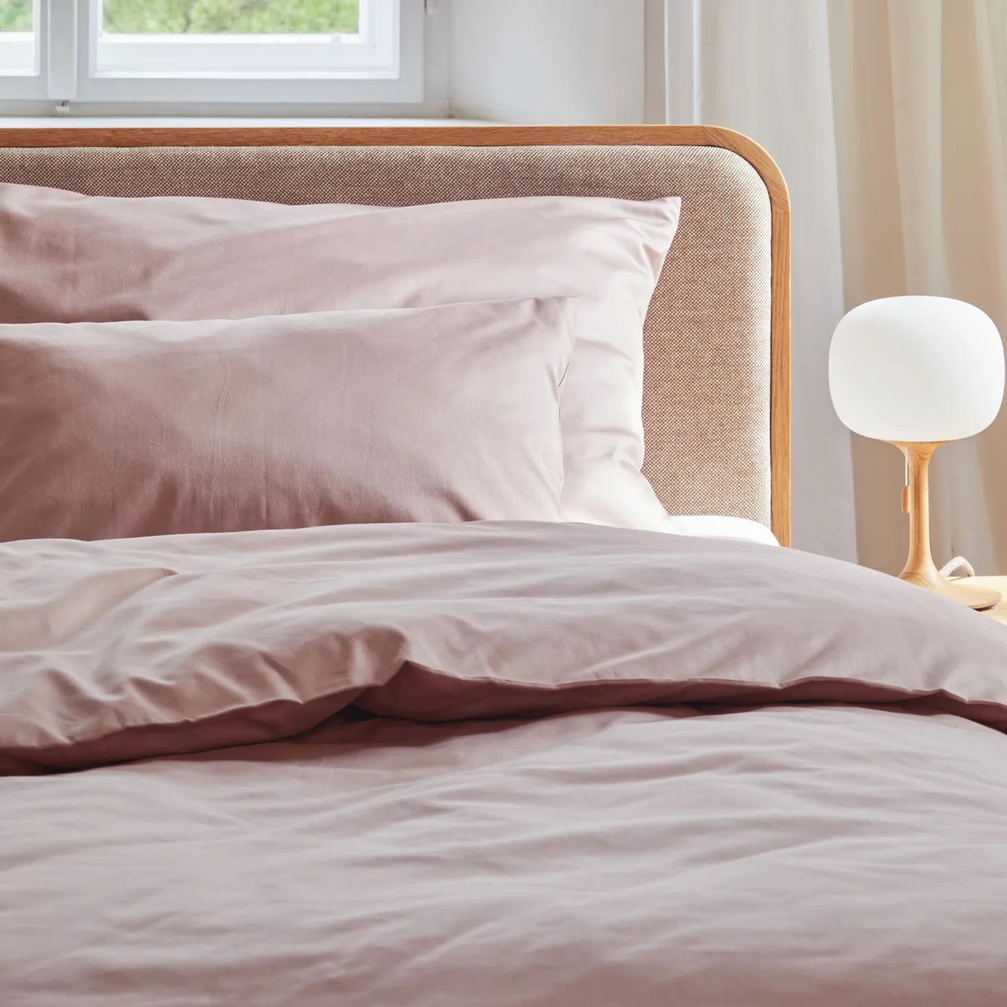 Bettwäscheset Carla aus Baumwolle, Satin, GOTSFarbe: seerose