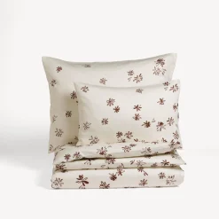 Bettwäscheset Noemi aus Baumwolle, Satin, GOTSFarbe: nougat