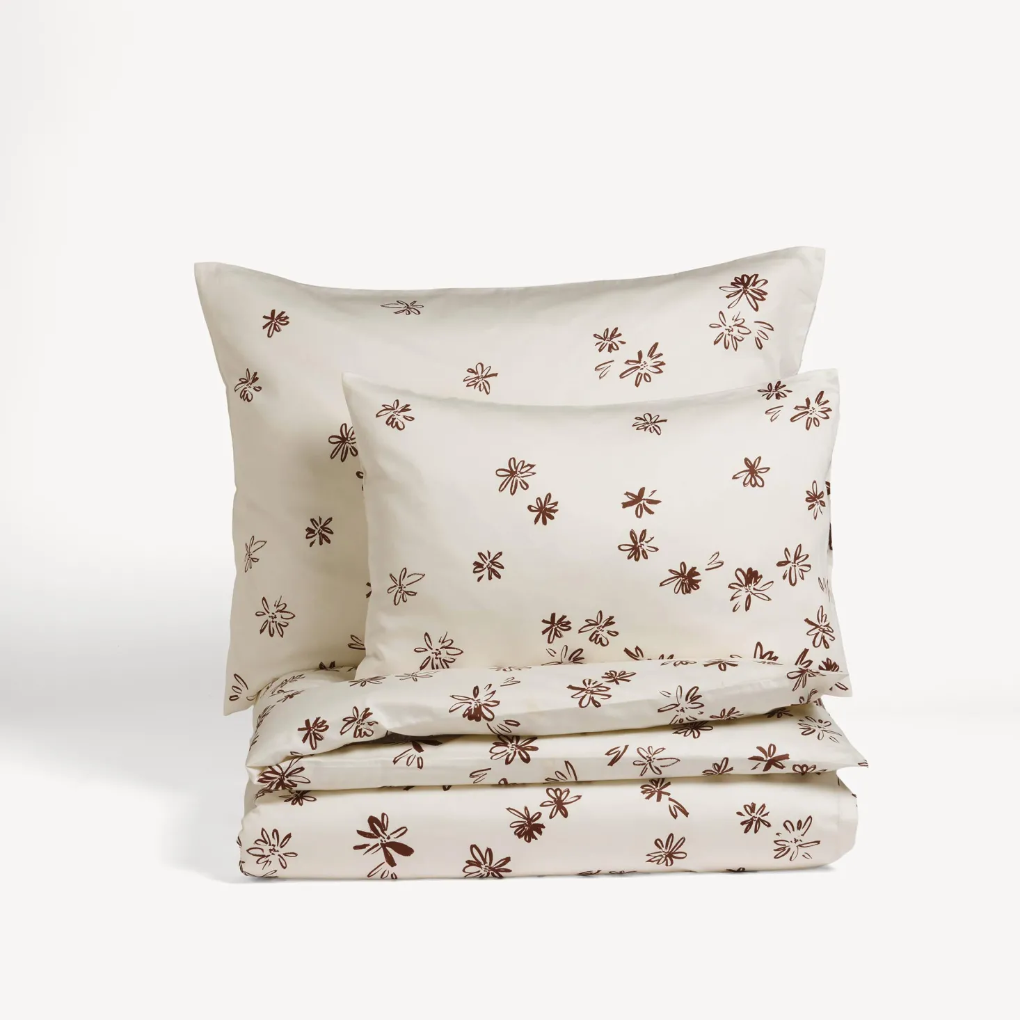 Bettwäscheset Noemi aus Baumwolle, Satin, GOTSFarbe: nougat