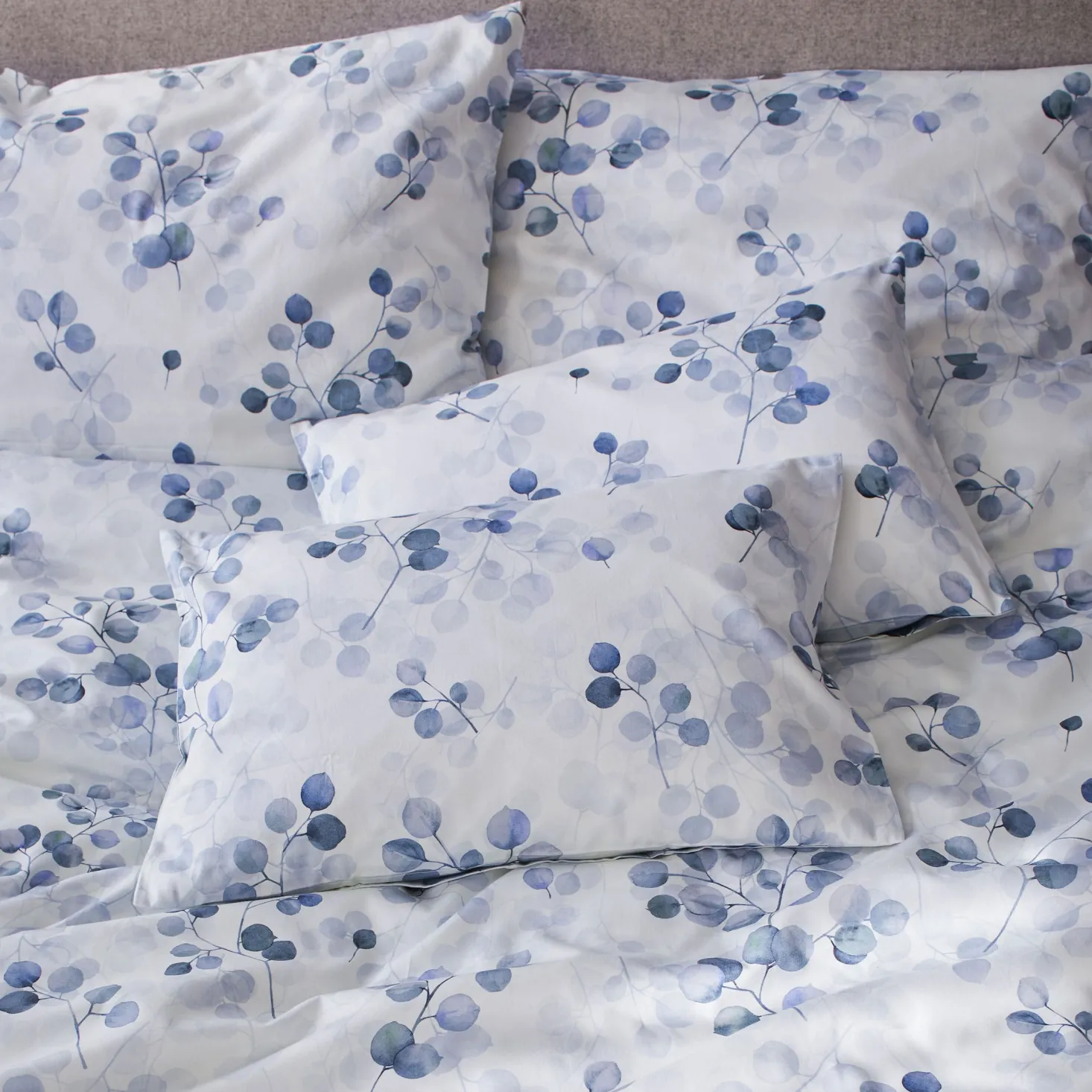 Bettwäscheset Sondra aus Baumwolle, Satin, GOTSFarbe: indigo