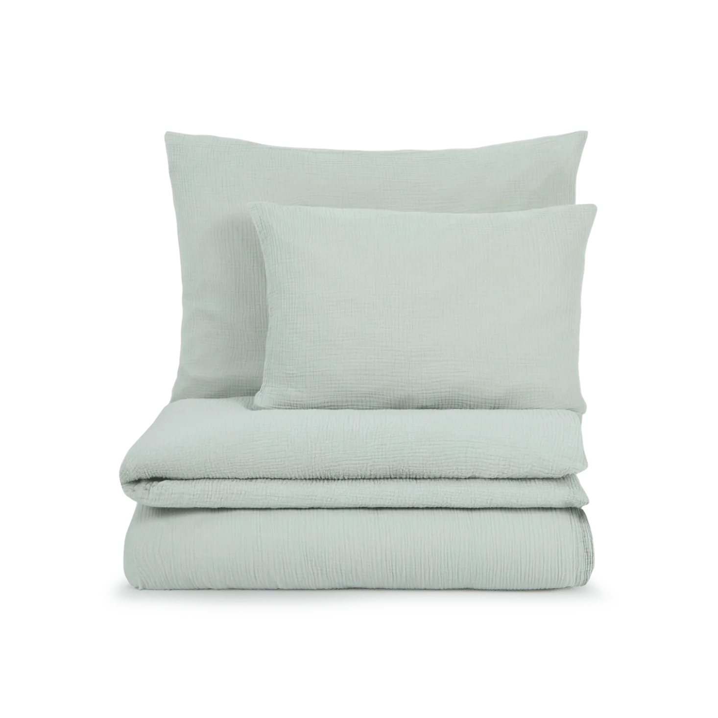 Bettwäscheset Vivien aus Baumwolle, Musselin, GOTSFarbe: jade