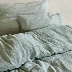 Bettwäscheset Vivien aus Baumwolle, Musselin, GOTSFarbe: jade