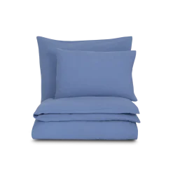 Bettwäscheset Vivien aus Baumwolle, Musselin, GOTSFarbe: blau