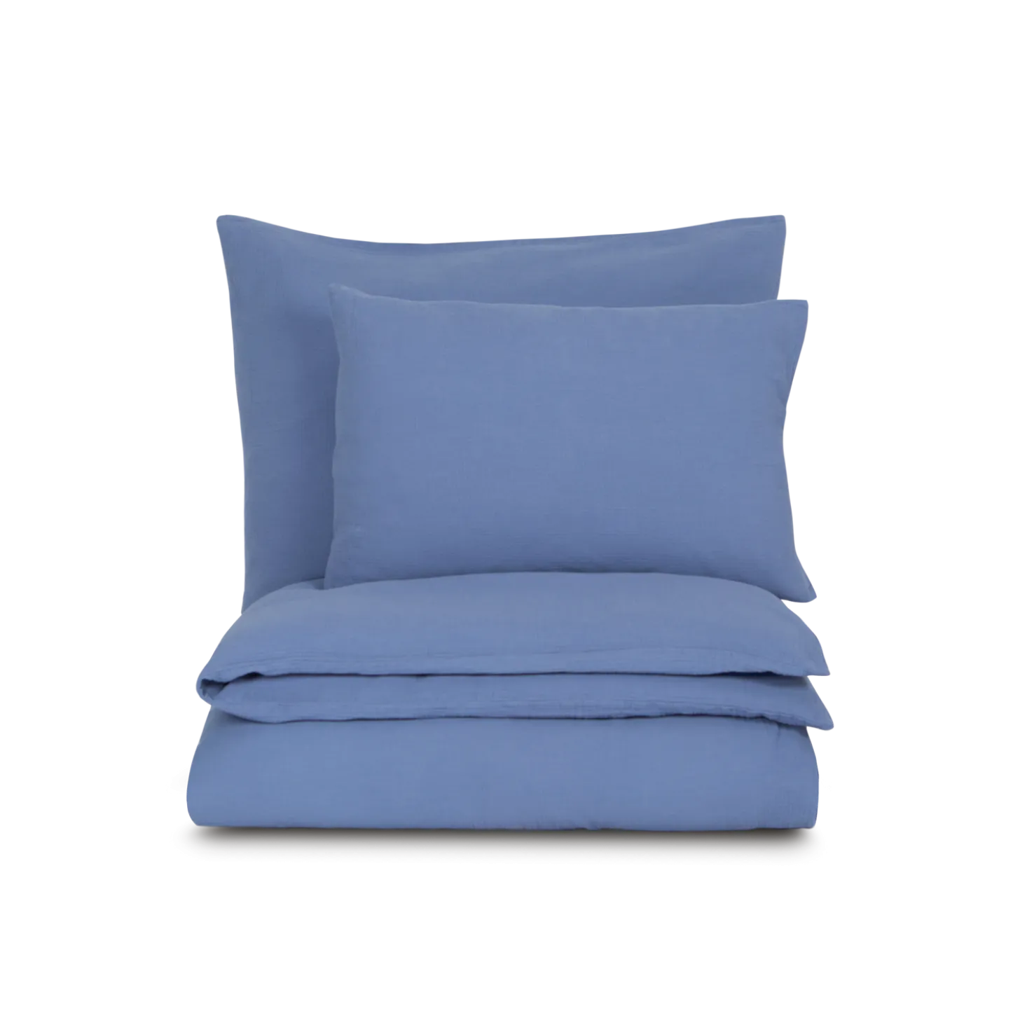 Bettwäscheset Vivien aus Baumwolle, Musselin, GOTSFarbe: blau