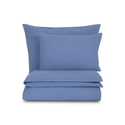 Bettwäscheset Vivien aus Baumwolle, Musselin, GOTSFarbe: blau