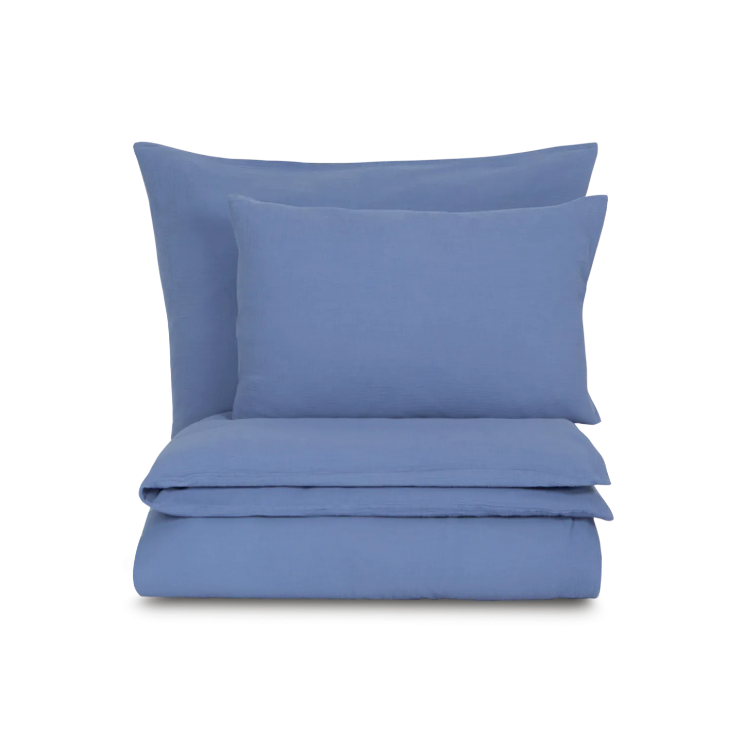 Bettwäscheset Vivien aus Baumwolle, Musselin, GOTSFarbe: blau