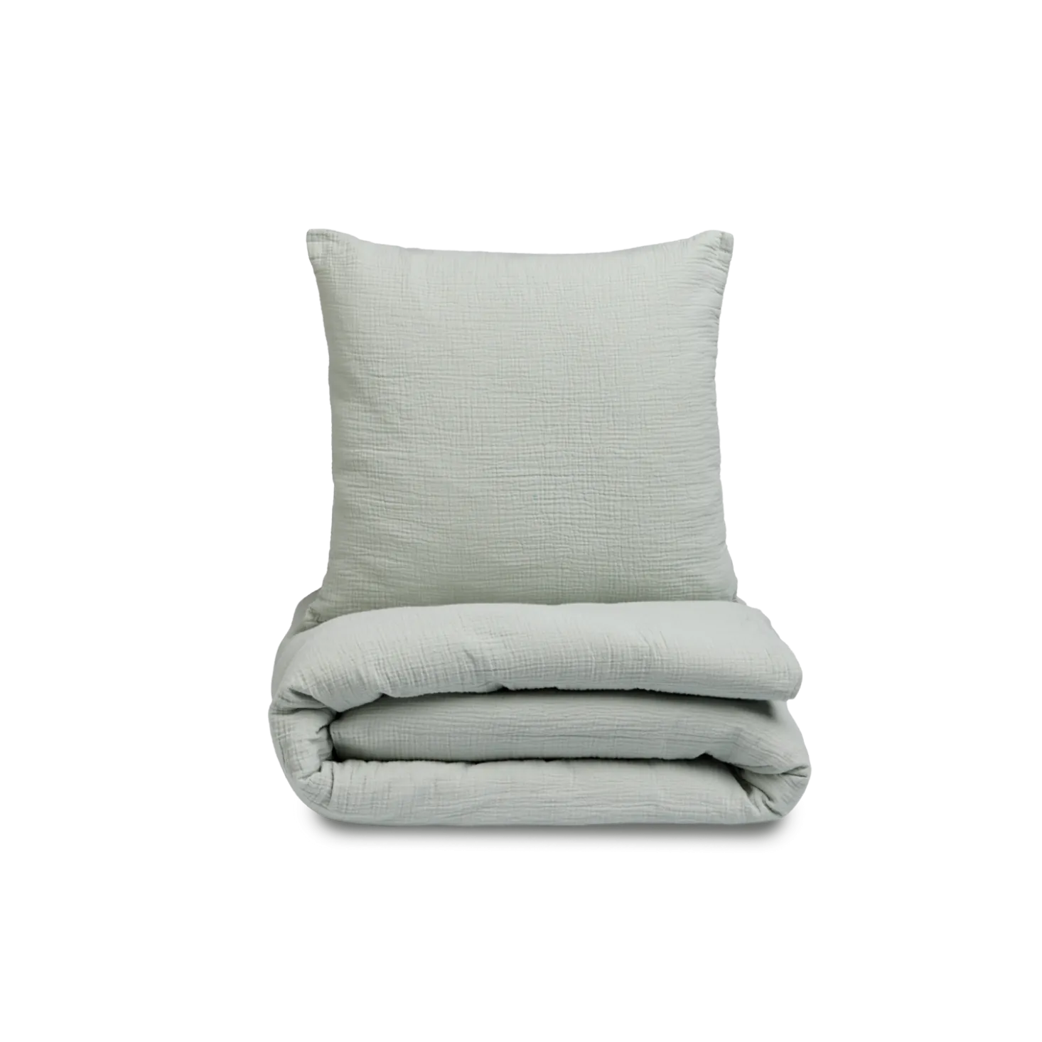Bettwäscheset Vivien mini aus Baumwolle, Musselin, GOTSFarbe: jade