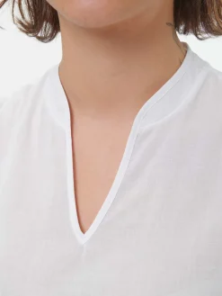 Bluse aus Bio-Baumwolle(weiß, 38)