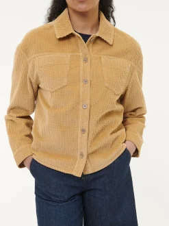 Blusenjacke Cord aus Bio-Baumwolle(weizen, 36)