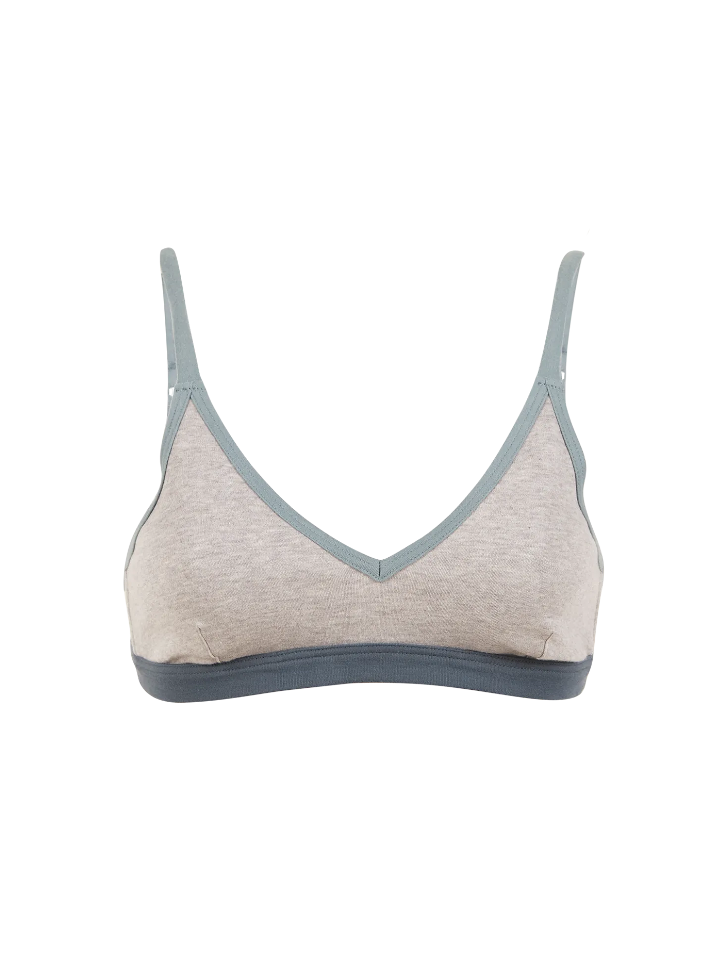 Bustier100 % bio Baumwolle (grau melange, 70B)