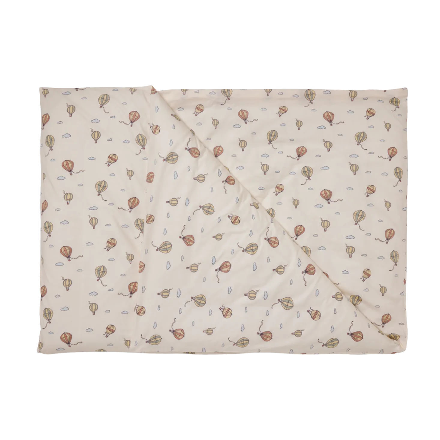 Deckenüberzug Ballonpastell, 100 % Baumwolle, Renforcé, GOTS (100 x 140 cm)