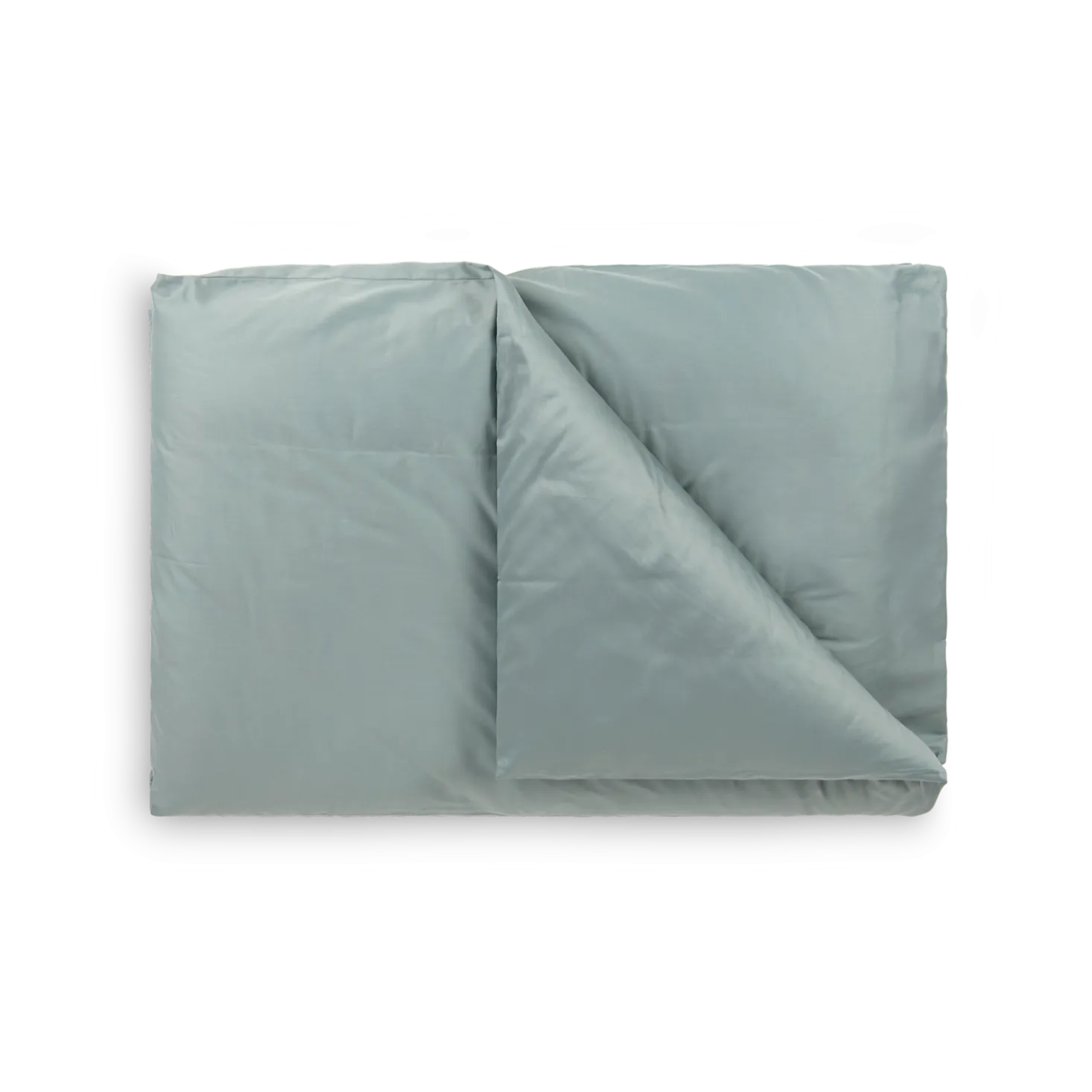 Deckenüberzug Carla100 % Baumwolle, Satin, GOTS (rauchblau, 140 x 200 cm)