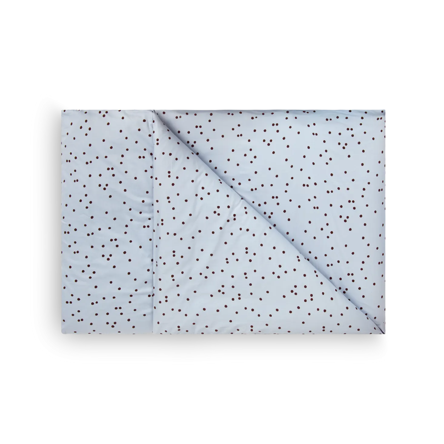 Deckenüberzug Ellahellblau/pflaume 100 % Baumwolle, Satin, GOTS (140 x 200 cm)