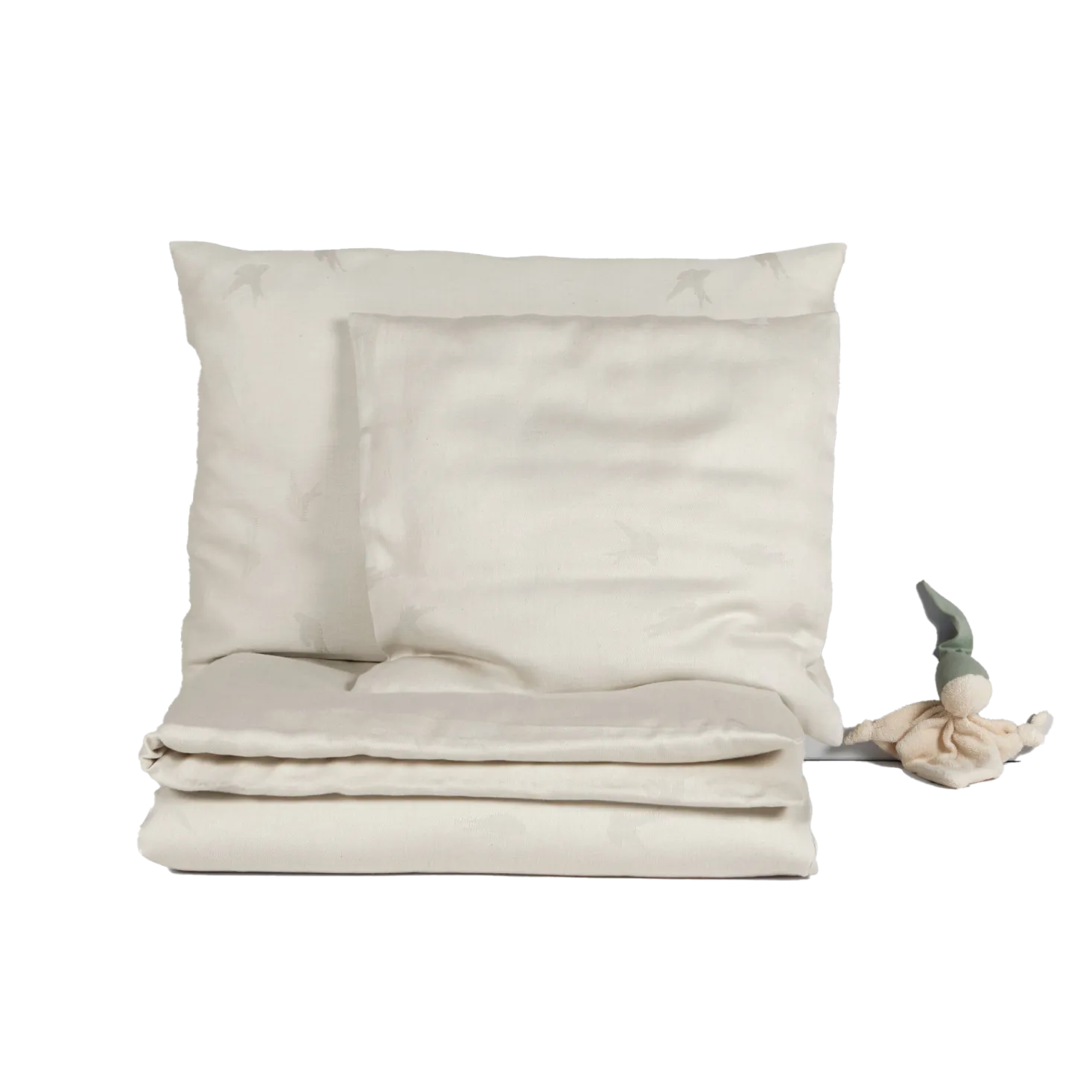Deckenüberzug Florishimmelblau, 100 % Baumwolle, GOTS (silberpappel, 100 x 140 cm)