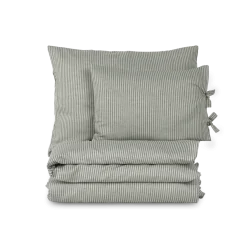 Deckenüberzug Henry60 % Baumwolle/40 % Leinen, GOTS (grün, 140 x 200 cm)