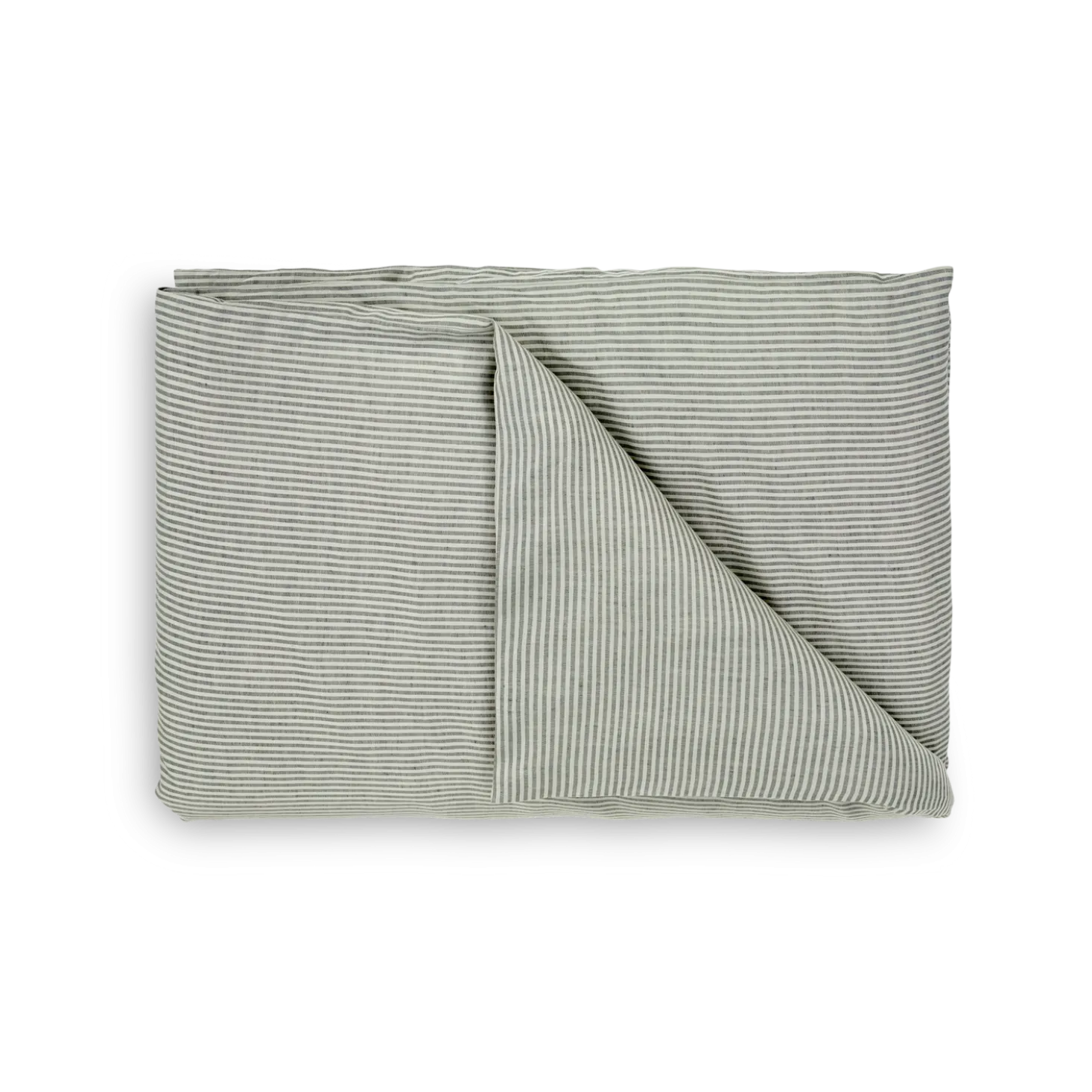 Deckenüberzug Henry60 % Baumwolle/40 % Leinen, GOTS (grün, 140 x 200 cm)
