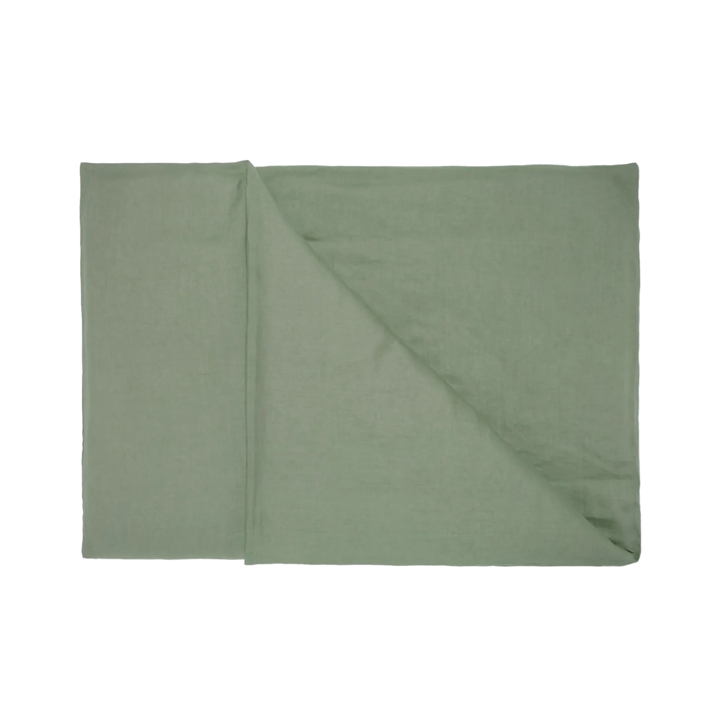 Deckenüberzug Luisa100 % Leinen, GOTS (graugrün, 140 x 200 cm)