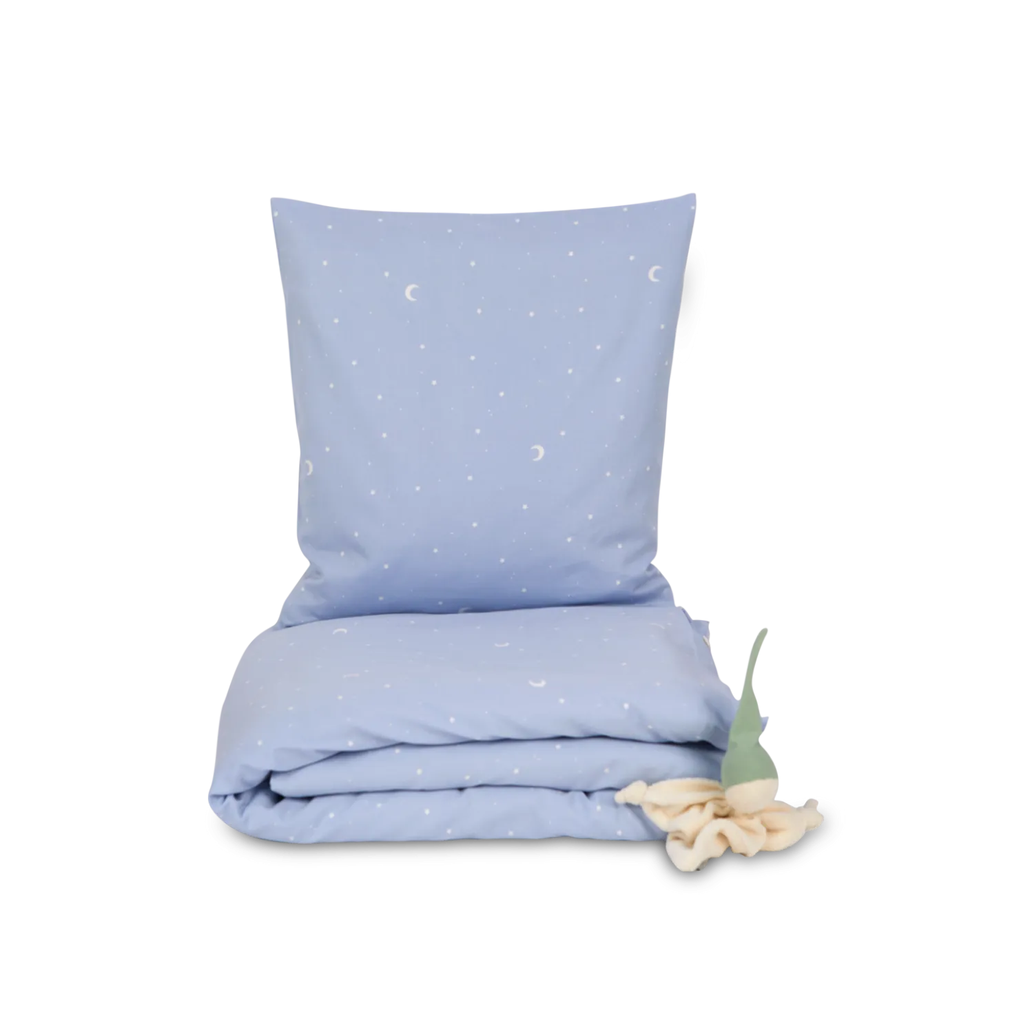 Deckenüberzug Luna100 % Baumwolle, Satin, GOTS (himmelblau, 100 x 140 cm)
