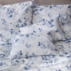 Deckenüberzug Sondra100 % Baumwolle, Satin, GOTS (indigo, 140 x 200 cm)