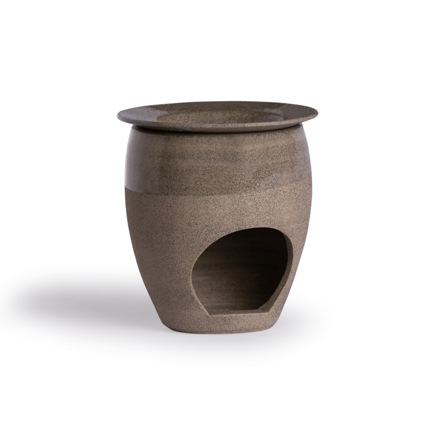 Duftlampe aus BasaltH 13 cm, ø 12 cm