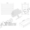 Einschubschrank Quint inkl. 4 LadenB 34 x T 60 x H 51 cm (Eiche)