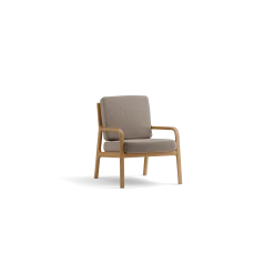 Fauteuil Kador(Wollstoff Tano natur, Eiche)